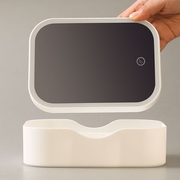 led makeup multifunction mirror usb folding desksimple style flat cosmetic mirrors with touch screen storage box pink white
led makeup multifunction mirror usb folding desksimple style flat cosmetic mirrors with touch screen storage box pink white