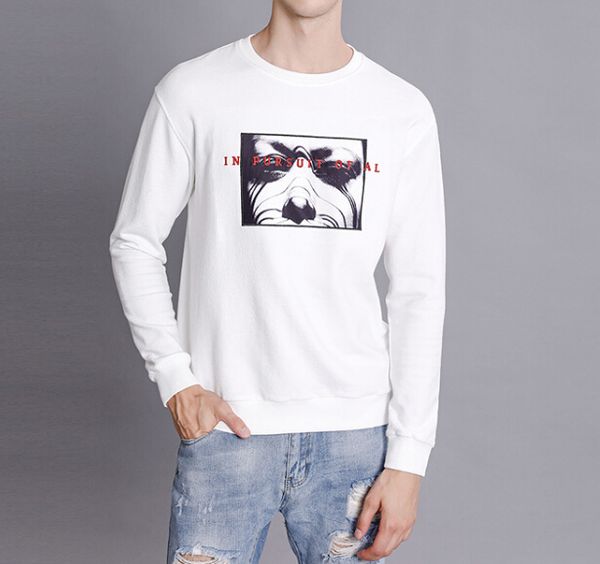 Mens Fashion Printed Pullover Letter Embroidered O Neck Sweatshirts 2018 Autumn New Long Sleeve Tops Free Shipping
Mens Fashion Printed Pullover Letter Embroidered O Neck Sweatshirts 2018 Autumn New Long Sleeve Tops Free Shipping