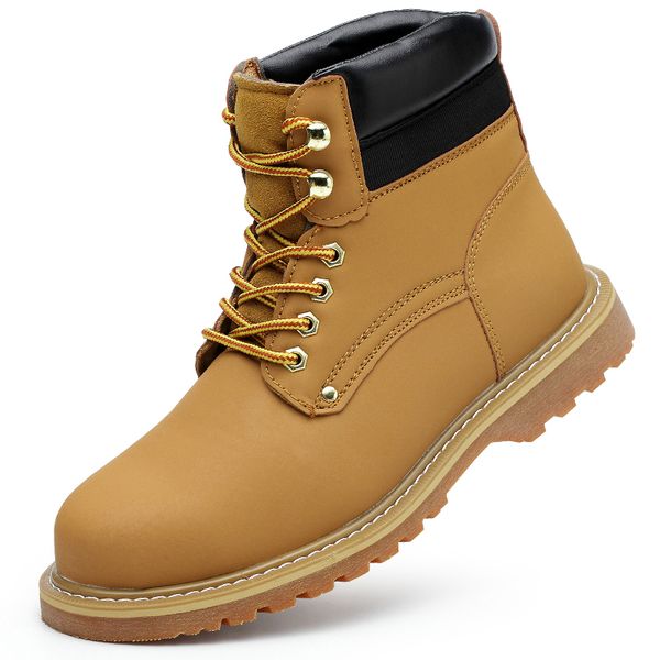fashionable men genuine leather light weight suede leather breathability casual comfortable safety shoes with steel toe, Black
fashionable men genuine leather light weight suede leather breathability casual comfortable safety shoes with steel toe, Black