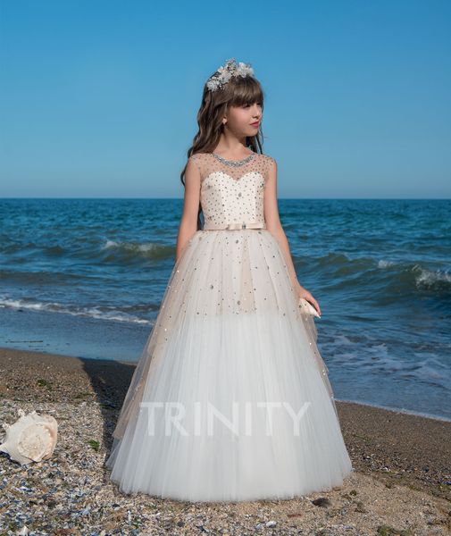 lovely ivory&champagne tulle glue beads beach flower girl dresses girls' pageant dresses holiday/birthday dress custom size 2-14 df7205, White;blue
lovely ivory&champagne tulle glue beads beach flower girl dresses girls' pageant dresses holiday/birthday dress custom size 2-14 df7205, White;blue