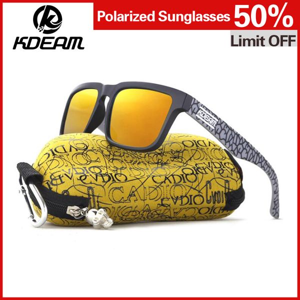 kdeam 2018 new square sunglasses men hd polarized sun glasses women sport hd red lens uv400 with hard case kd901p-c13, White;black
kdeam 2018 new square sunglasses men hd polarized sun glasses women sport hd red lens uv400 with hard case kd901p-c13, White;black