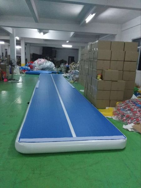 12m Length Inflatable Air Track For Gym Inflatable Gym Air Track Trampoline Mats Inflatable Tumble Track Pump