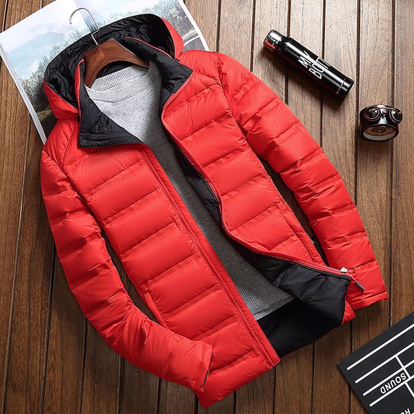 men winter down coats white duck down padded jacket for man casual men's brand hooded outdoor jackets 210wy, Black
men winter down coats white duck down padded jacket for man casual men's brand hooded outdoor jackets 210wy, Black