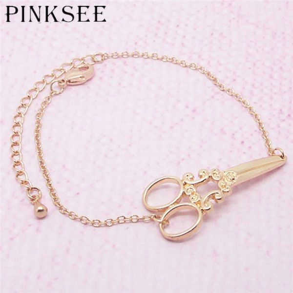 pinksee creative design trendy scissors link chain bracelets for women simple charm cuff bracelet female party jewelry, Black
pinksee creative design trendy scissors link chain bracelets for women simple charm cuff bracelet female party jewelry, Black