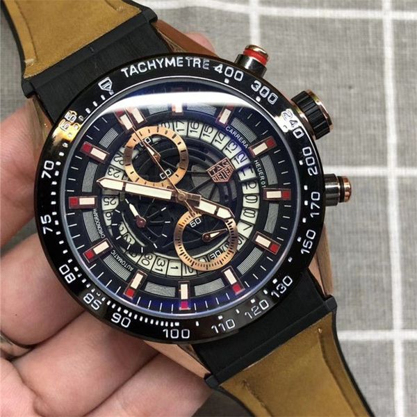 TAG watch aaa luxury mens watches quartz Sports Luxury brand man Watch AAA stopwatch Relogio all pointers work
TAG watch aaa luxury mens watches quartz Sports Luxury brand man Watch AAA stopwatch Relogio all pointers work