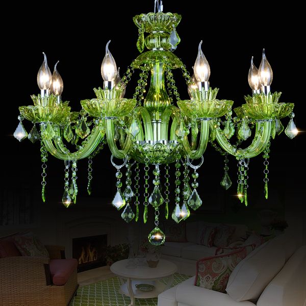 led candle chandelier modern colored glass crystal chandelier led pendant light for new house decoration pink red green purple colors
led candle chandelier modern colored glass crystal chandelier led pendant light for new house decoration pink red green purple colors
