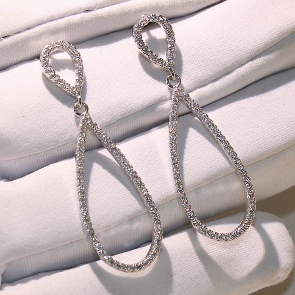 2018 arrival sparkling fashion jewelry 925 sterling silver hollow pave white sapphire drop earring women dangle earrings gift box
2018 arrival sparkling fashion jewelry 925 sterling silver hollow pave white sapphire drop earring women dangle earrings gift box
