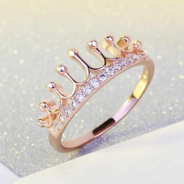 new arrival anillos wholesale rose gold color round cut cubic zirconia fashion 925 silver crown rings for women jewelry size5-10, Slivery;golden
new arrival anillos wholesale rose gold color round cut cubic zirconia fashion 925 silver crown rings for women jewelry size5-10, Slivery;golden
