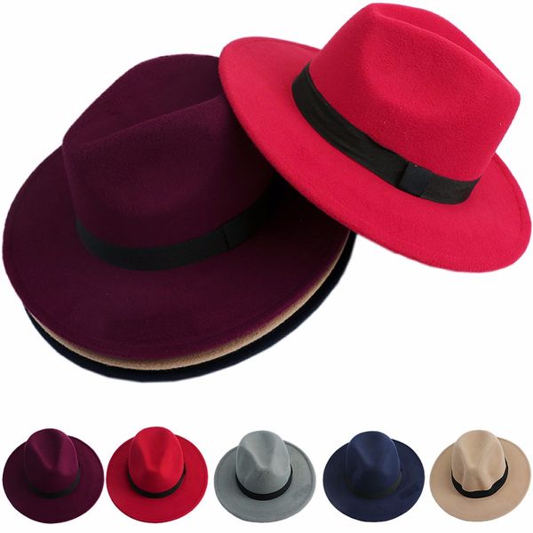 men women jazz bowknot hard felt fedora bowler panama wide hat brim gangster cap f05, Blue;gray
men women jazz bowknot hard felt fedora bowler panama wide hat brim gangster cap f05, Blue;gray