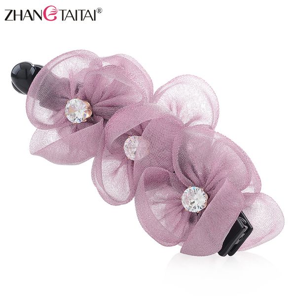 fashion high-grade fabric headwear banana clips handmade double layer flower hairpins girls women barrette hair accessories, Golden;white
fashion high-grade fabric headwear banana clips handmade double layer flower hairpins girls women barrette hair accessories, Golden;white