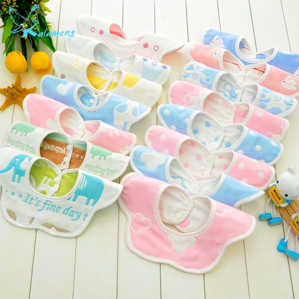 kalameng 360-degree rotating six-layer gauze bib petal bib double snap cotton newborn baby saliva towel three a packege
kalameng 360-degree rotating six-layer gauze bib petal bib double snap cotton newborn baby saliva towel three a packege