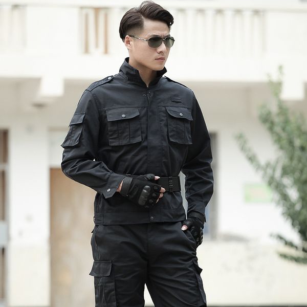 tactical uniform suit men special forces militar combat clothing security uniforms male working clothes jacket + pants, Gray
tactical uniform suit men special forces militar combat clothing security uniforms male working clothes jacket + pants, Gray