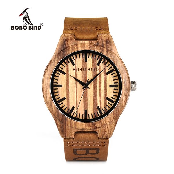 bobo bird zebra wooden watches brand leather straps men's quartz watch in wooden watch box senhoras assistir drop ship o30, Slivery;brown
bobo bird zebra wooden watches brand leather straps men's quartz watch in wooden watch box senhoras assistir drop ship o30, Slivery;brown