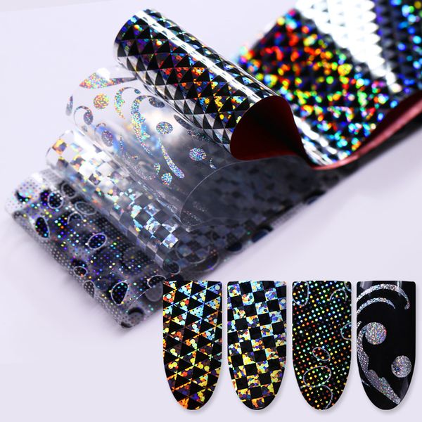 holographic laser nail foil xmas dreamcatcher geometric rose flowder sliver star nail art transfer sticker 1 roll4*100cm, Black
holographic laser nail foil xmas dreamcatcher geometric rose flowder sliver star nail art transfer sticker 1 roll4*100cm, Black