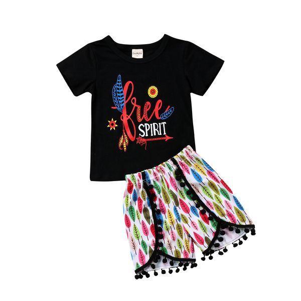 1-4t toddler kids baby girl outfits clothes short sleeve t-shirt +colorful tassel pants shorts 2pcs set, White
1-4t toddler kids baby girl outfits clothes short sleeve t-shirt +colorful tassel pants shorts 2pcs set, White