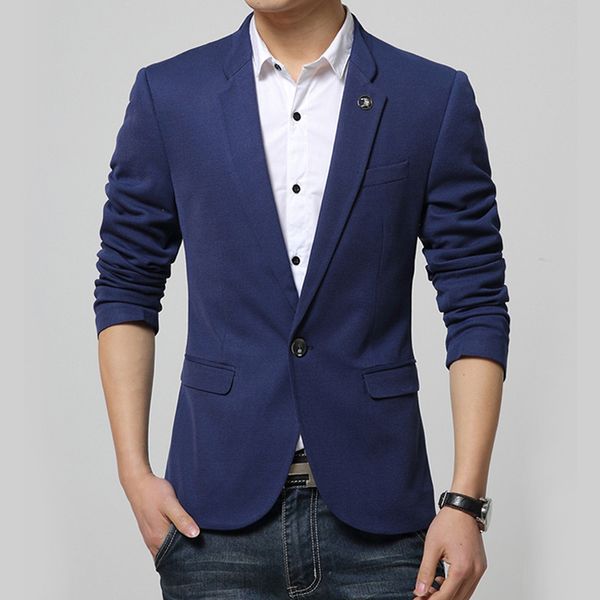 mens slim fit one button blazer jacket generic men solid slimming long sleeve blazers jackets suit, White;black
mens slim fit one button blazer jacket generic men solid slimming long sleeve blazers jackets suit, White;black