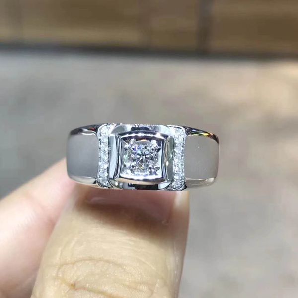 sy moissanite white 9k,14k,18k gold ring 1ct men's moissanite lab diamond ring with certificate, Silver
sy moissanite white 9k,14k,18k gold ring 1ct men's moissanite lab diamond ring with certificate, Silver
