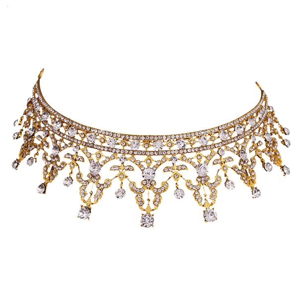 tuanming europe royal gold tiaras crowns crystal drill bride wedding hair accessories fashion women hair jewelry hairwear, Slivery;golden
tuanming europe royal gold tiaras crowns crystal drill bride wedding hair accessories fashion women hair jewelry hairwear, Slivery;golden