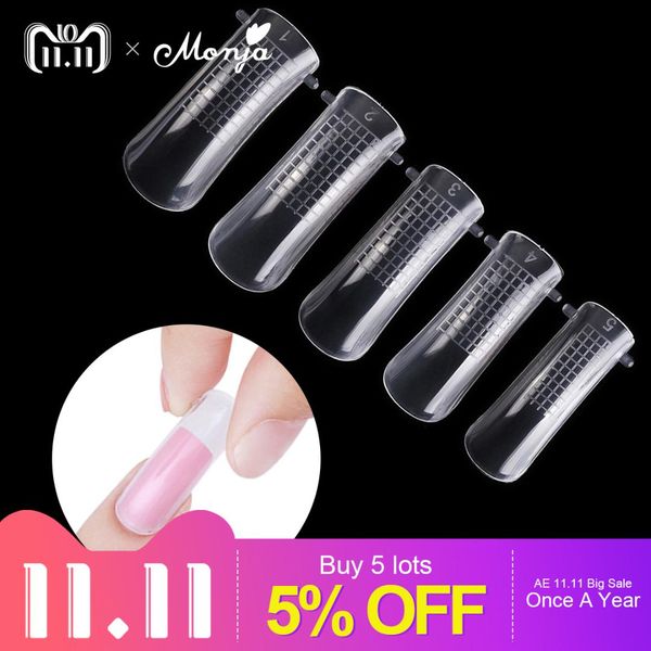 monja 100pcs nail art quick building mold forms finger extension uv builder tips clip poly gel manicure tool, Red;gold
monja 100pcs nail art quick building mold forms finger extension uv builder tips clip poly gel manicure tool, Red;gold