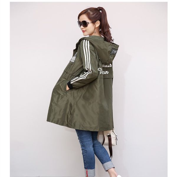 2017 new arrive spring women's leisure zipper trench streetwear coat female midi pattern loose coat big yards, Tan;black
2017 new arrive spring women's leisure zipper trench streetwear coat female midi pattern loose coat big yards, Tan;black