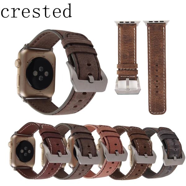 crested genuine leather watch band iwatch series 3/2/1 42mm/38mm replacement bracelet wrist watchband, Black;brown
crested genuine leather watch band iwatch series 3/2/1 42mm/38mm replacement bracelet wrist watchband, Black;brown