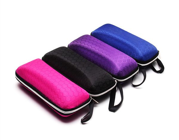 4 color pressure-proof sunglasses case zipper crush resistance small glasses protection box portable with lanyard
4 color pressure-proof sunglasses case zipper crush resistance small glasses protection box portable with lanyard