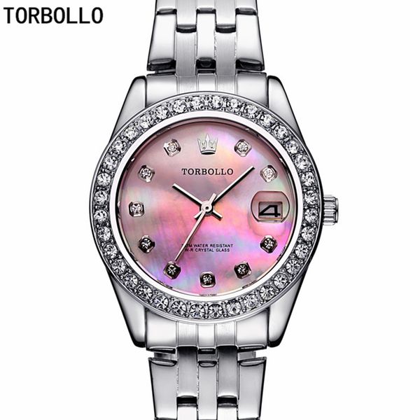 2017 new torbollo women's silver stainless steel quartz watch lady casual hours bracelet watches women lover's female clock gift, Slivery;brown
2017 new torbollo women's silver stainless steel quartz watch lady casual hours bracelet watches women lover's female clock gift, Slivery;brown
