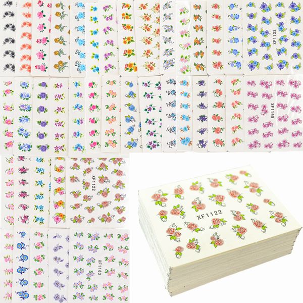 60 sheets mixed flower designs water transfer nail art sticker watermark decals diy decoration for beauty nail tools, Black
60 sheets mixed flower designs water transfer nail art sticker watermark decals diy decoration for beauty nail tools, Black