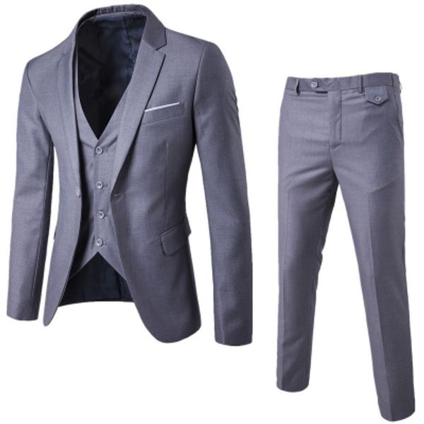 2017 New Arrival Men Business Suit Slim Fit Classic Male Suits Good Quality Wedding Suits For Men 3 Pieces (Jacket+Pant+Vest)
2017 New Arrival Men Business Suit Slim Fit Classic Male Suits Good Quality Wedding Suits For Men 3 Pieces (Jacket+Pant+Vest)