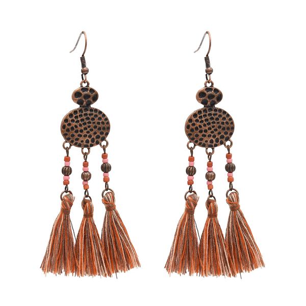 3 colors bohimian vintage ethnic thread tassel drop earrings for women jewelry design jewelry, Silver
3 colors bohimian vintage ethnic thread tassel drop earrings for women jewelry design jewelry, Silver