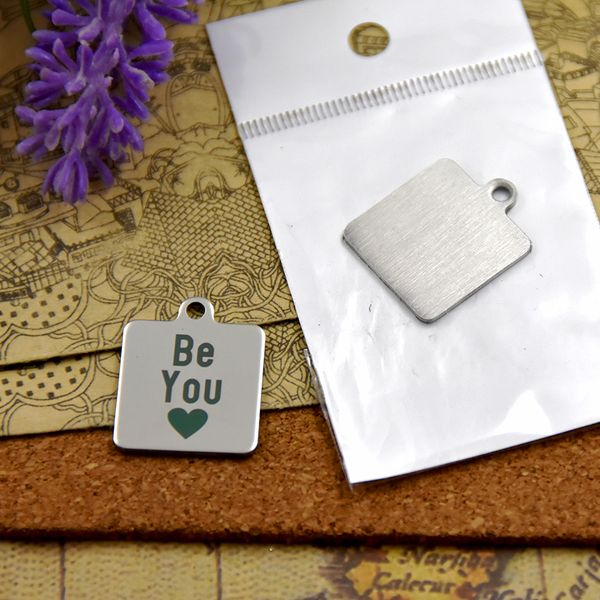 40pcs--"be you "stainless steel charms more style for choosing diy charms pendants for necklace, Bronze;silver
40pcs--"be you "stainless steel charms more style for choosing diy charms pendants for necklace, Bronze;silver
