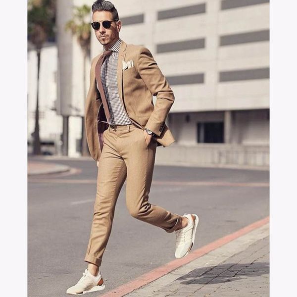 2018 new design khaki brown beach men suit slim fit 2 piece tuxedo prom suits custom groom mens blazer masculino jacket+pants, White;black
2018 new design khaki brown beach men suit slim fit 2 piece tuxedo prom suits custom groom mens blazer masculino jacket+pants, White;black