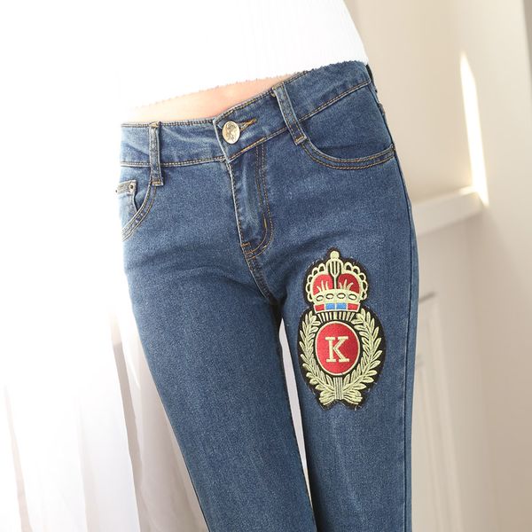 vetevidi new women jeans spring clothing cowgirl jeans trousers pencil skinny pants regular loose feet pants panty, Blue
vetevidi new women jeans spring clothing cowgirl jeans trousers pencil skinny pants regular loose feet pants panty, Blue