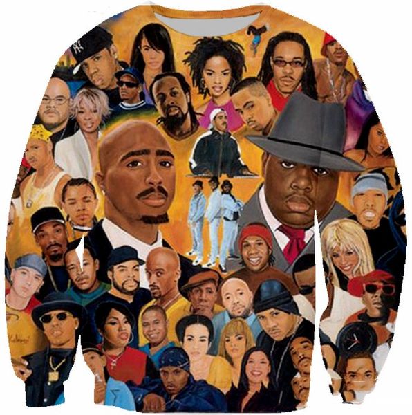 новая мода женщины / мужчины 2pac тупак шакур harauku стиль смешные 3d печатных crewneck кофты толстовки k104, Black
новая мода женщины / мужчины 2pac тупак шакур harauku стиль смешные 3d печатных crewneck кофты толстовки k104, Black