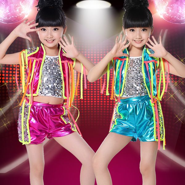 new brand children's costumes female children hip-hop jazz modern dance performance clothing girls dance clothes, Black;red
new brand children's costumes female children hip-hop jazz modern dance performance clothing girls dance clothes, Black;red