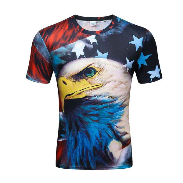 fashion eagle t-shirt funny 3d printed women/men short sleeve t-shirt casual k158, White;black
fashion eagle t-shirt funny 3d printed women/men short sleeve t-shirt casual k158, White;black