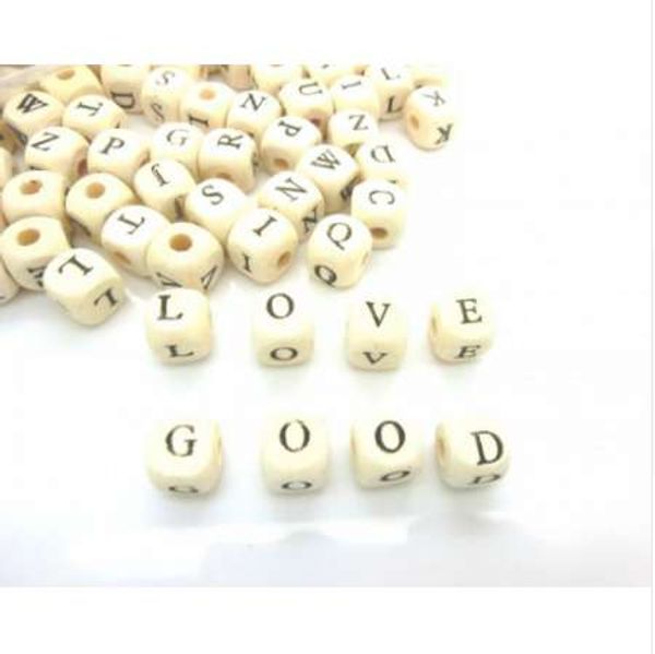 100pcs 8mm alphabet a-z letter natural square charm wood spacer beads wooden beads for baby smooth jewelry making diy, Black
100pcs 8mm alphabet a-z letter natural square charm wood spacer beads wooden beads for baby smooth jewelry making diy, Black