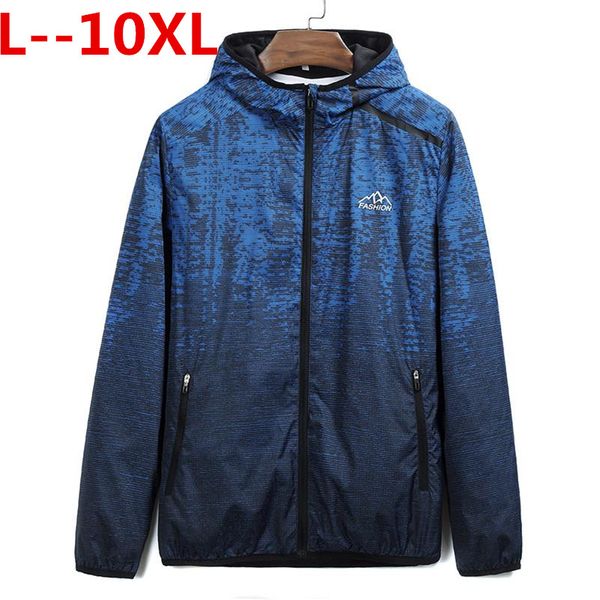 

plus size 6xl 7xl 8xl 9xl 10x new spring autumn bomber jacket men casual windbreaker zipper thin hooded coat outwear male jacket, Black;brown