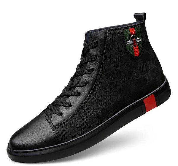 men luxury fashion punk hip-hop bees high loafers casual flats shoes 2019 male dress wedding prom moccasins shoes zapatos hombre 404, Black
men luxury fashion punk hip-hop bees high loafers casual flats shoes 2019 male dress wedding prom moccasins shoes zapatos hombre 404, Black