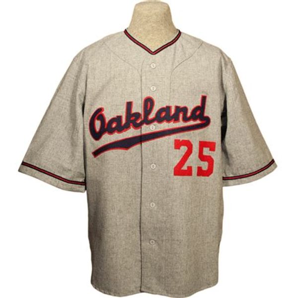 Oakland Oaks 1954 Road Jersey 100% Stitched Embroidery Logos Vintage Baseball Jerseys Custom Any Name Any Number Free Shipping
Oakland Oaks 1954 Road Jersey 100% Stitched Embroidery Logos Vintage Baseball Jerseys Custom Any Name Any Number Free Shipping
