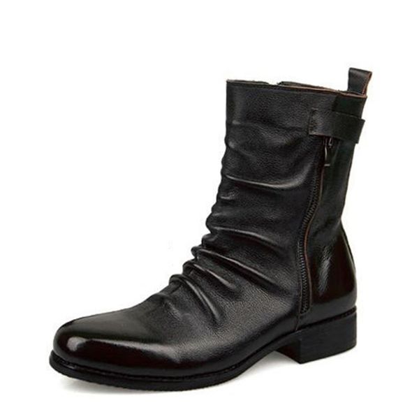 winter men short plush snow boots genuine leather mid-calf martin boots wear-resistant autumn male military boots, Black
winter men short plush snow boots genuine leather mid-calf martin boots wear-resistant autumn male military boots, Black