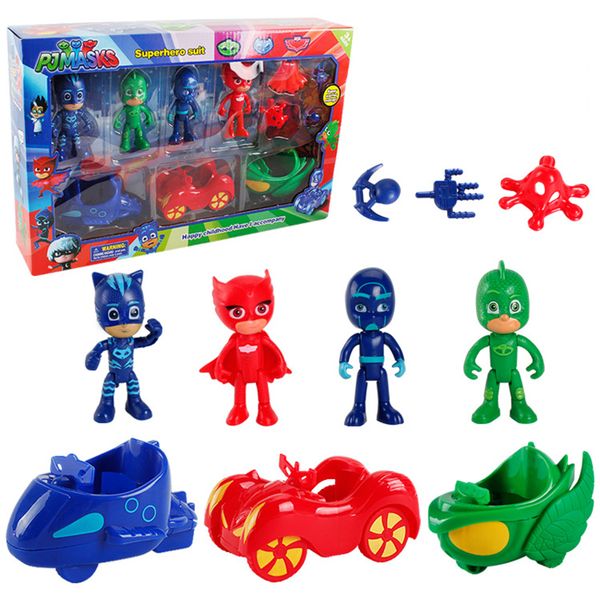 pjmasks characters 4 figures +3 arms +3 cars kids gift toy for halloween birthday party
pjmasks characters 4 figures +3 arms +3 cars kids gift toy for halloween birthday party