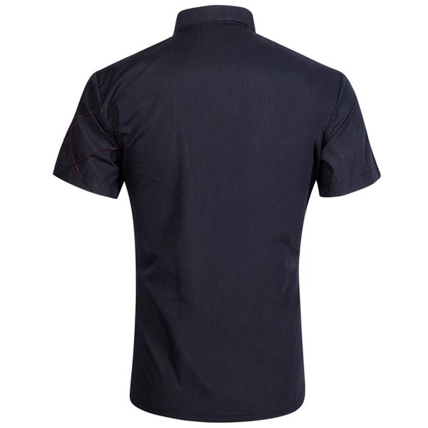 2018 summer new men's shirt fashion brand men cotton short sleeves dress shirt turn-down collar cardigan men clothes, White;black
2018 summer new men's shirt fashion brand men cotton short sleeves dress shirt turn-down collar cardigan men clothes, White;black