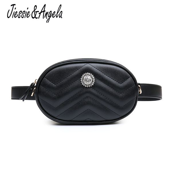jiessie & angela women waist bags pu leather fashion women chain shoulder bag female waist pack belt travel zipper bag for phone
jiessie & angela women waist bags pu leather fashion women chain shoulder bag female waist pack belt travel zipper bag for phone