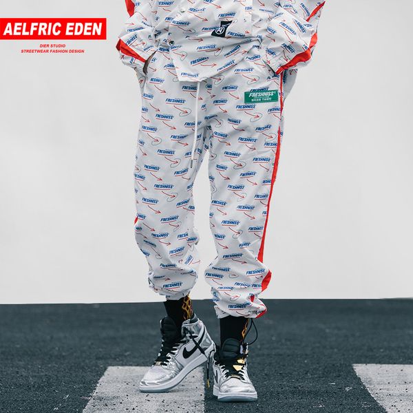 aelfric eden 2018 mens casual pants fashion harajuku hip hop joggers full letter print mesh inside comfortable sweatpants fs24, Black
aelfric eden 2018 mens casual pants fashion harajuku hip hop joggers full letter print mesh inside comfortable sweatpants fs24, Black