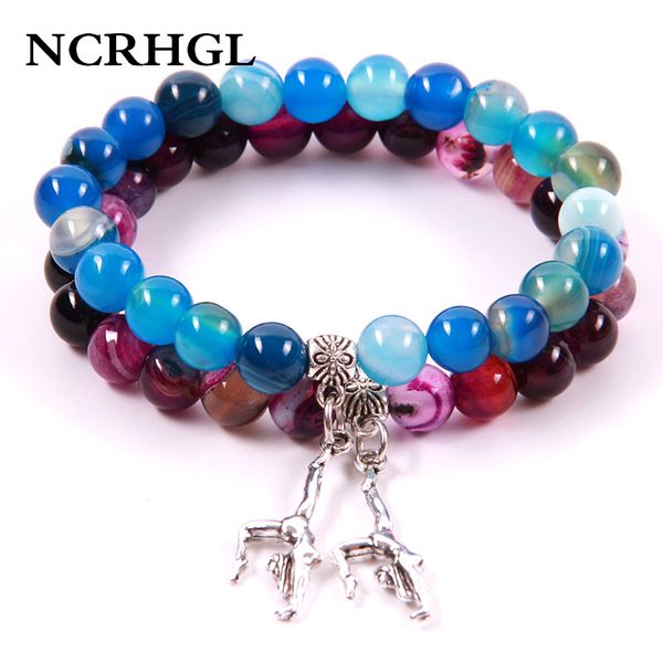 ncrhgl blue/purple stripe onyx 8mm beads natural stone bracelet gym charm beaded bracelet in new natural jewelry for women men, Black
ncrhgl blue/purple stripe onyx 8mm beads natural stone bracelet gym charm beaded bracelet in new natural jewelry for women men, Black
