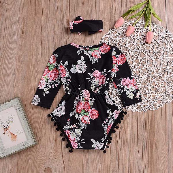 2pcs newborn girls bodysuits cute cotton infant baby clothes girls floral tassels long sleeve bodysuit jumpsuit sunsuit headband, Blue
2pcs newborn girls bodysuits cute cotton infant baby clothes girls floral tassels long sleeve bodysuit jumpsuit sunsuit headband, Blue