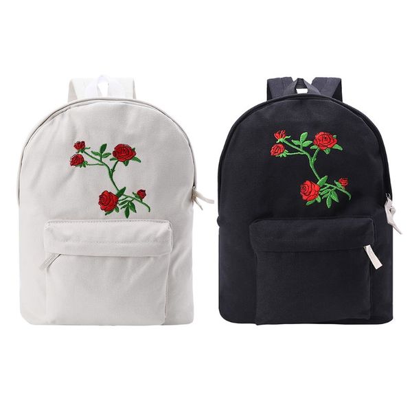 32 x 13 x 44cm flower rose embroidered canvas backpack for women school bookbag casual daypack
32 x 13 x 44cm flower rose embroidered canvas backpack for women school bookbag casual daypack