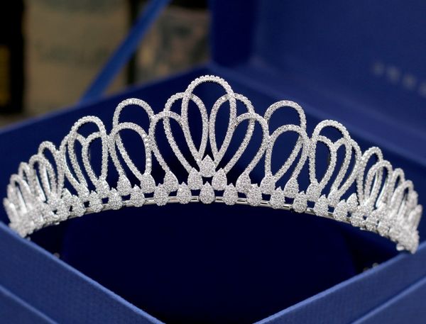 korean style simple light luxury micro-set zircon bridal tiara tiara wedding princess crown wedding dress accessories, Silver
korean style simple light luxury micro-set zircon bridal tiara tiara wedding princess crown wedding dress accessories, Silver