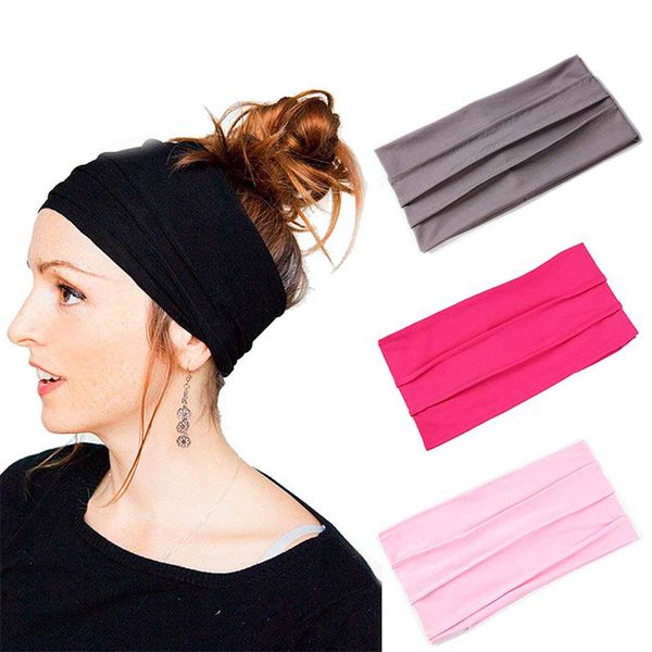 women sports outdoor headband -solid color fold pattern head wrap - high elastic,sweat wicking headband for running and exercise or yoga, Silver
women sports outdoor headband -solid color fold pattern head wrap - high elastic,sweat wicking headband for running and exercise or yoga, Silver
